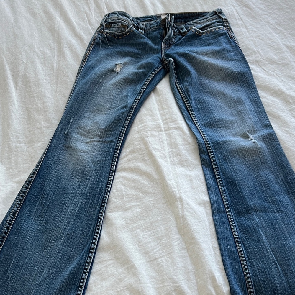 Silver Jeans Women's Boot Cut Blue Denim
